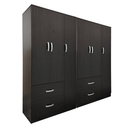 Ντουλάπα Εξάφυλλη Lego Wenge 180x42x180