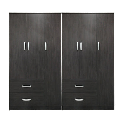 Ντουλάπα Εξάφυλλη Lego Wenge 180x42x180