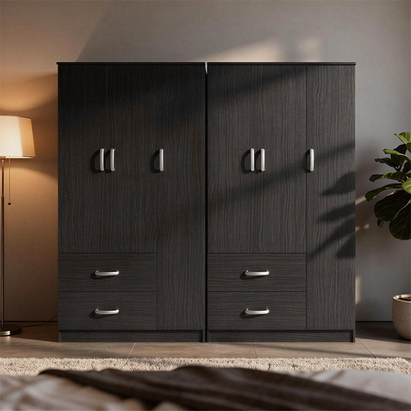 Ντουλάπα Εξάφυλλη Lego Wenge 180x42x180