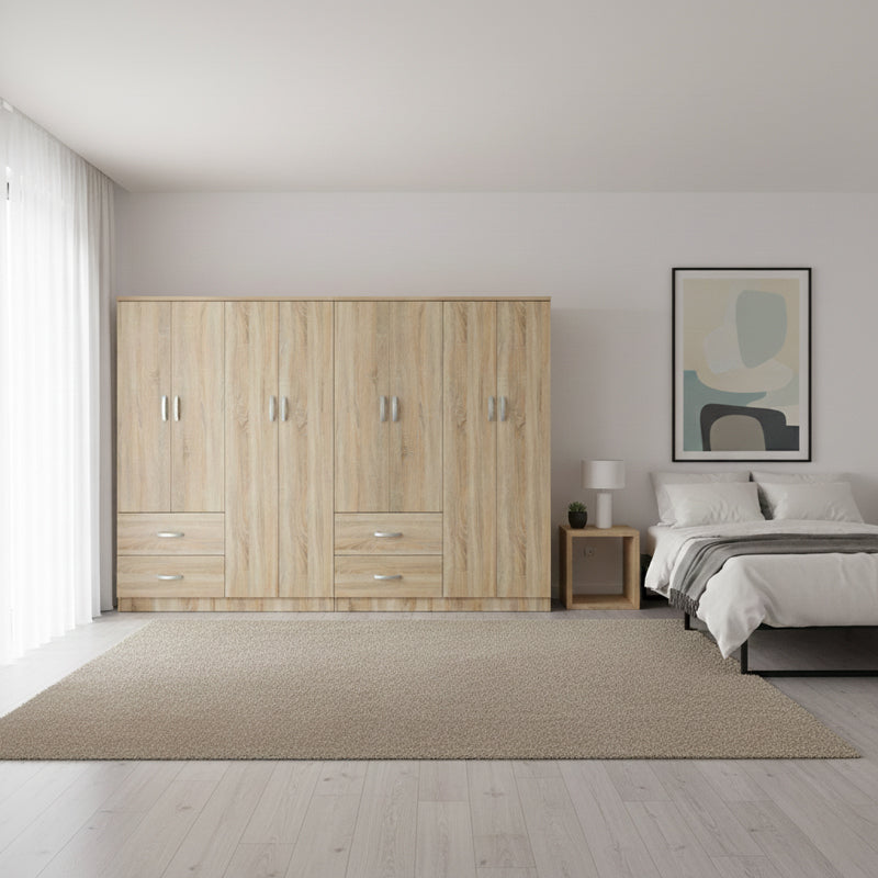 Ντουλάπα Οχτάφυλλη Lego Sonoma 241x42x181