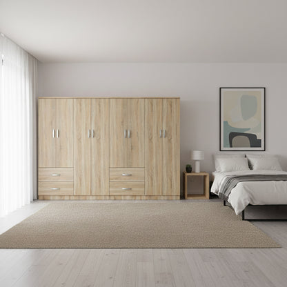 Ντουλάπα Οχτάφυλλη Lego Sonoma 241x42x181