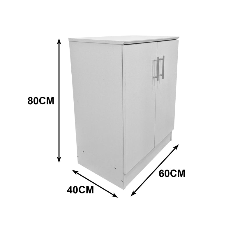 Παπουτσοθήκη-Ντουλάπι Souken 6 Ζευγών Λευκό 60x40x80