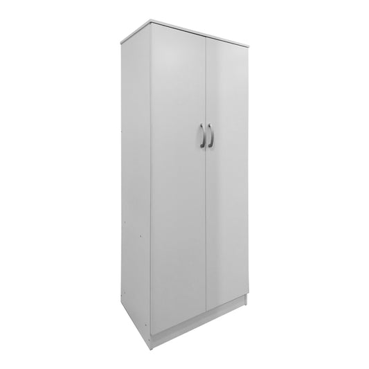 Ντουλάπα Τετράφυλλη με Πατάρι Athos Ι Λευκή 160x42x240