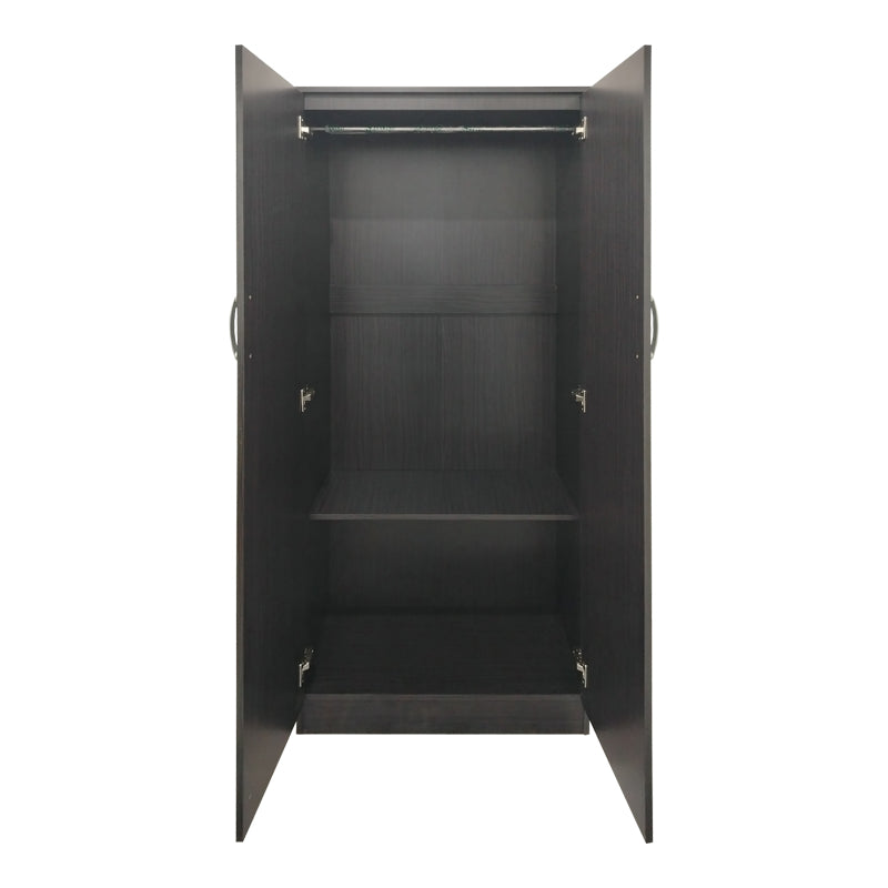 Ντουλάπα Εξάφυλλη με Πατάρι Athos I Wenge 240x42x240