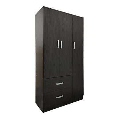 Ντουλάπα Πεντάφυλλη με Πατάρι Athos I Wenge 170x42x240