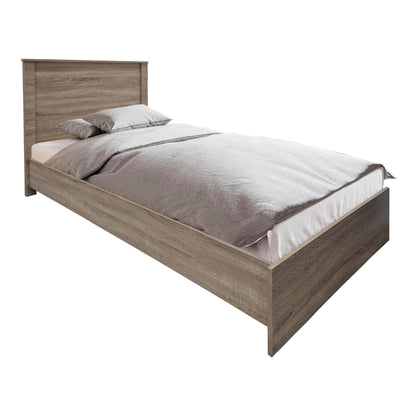 Σετ Κρεβατοκάμαρας Athos Sonoma με Κρεβάτι 90x190εκ Σετ 3 Τεμ.