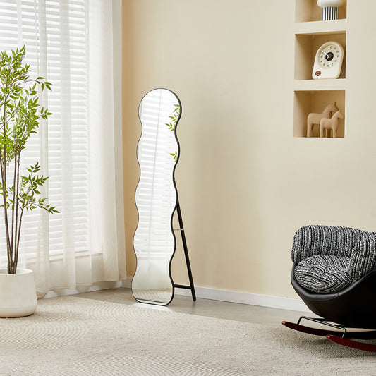 Καθρέπτης Waven σε Μαύρη Απόχρωση 38x28x148