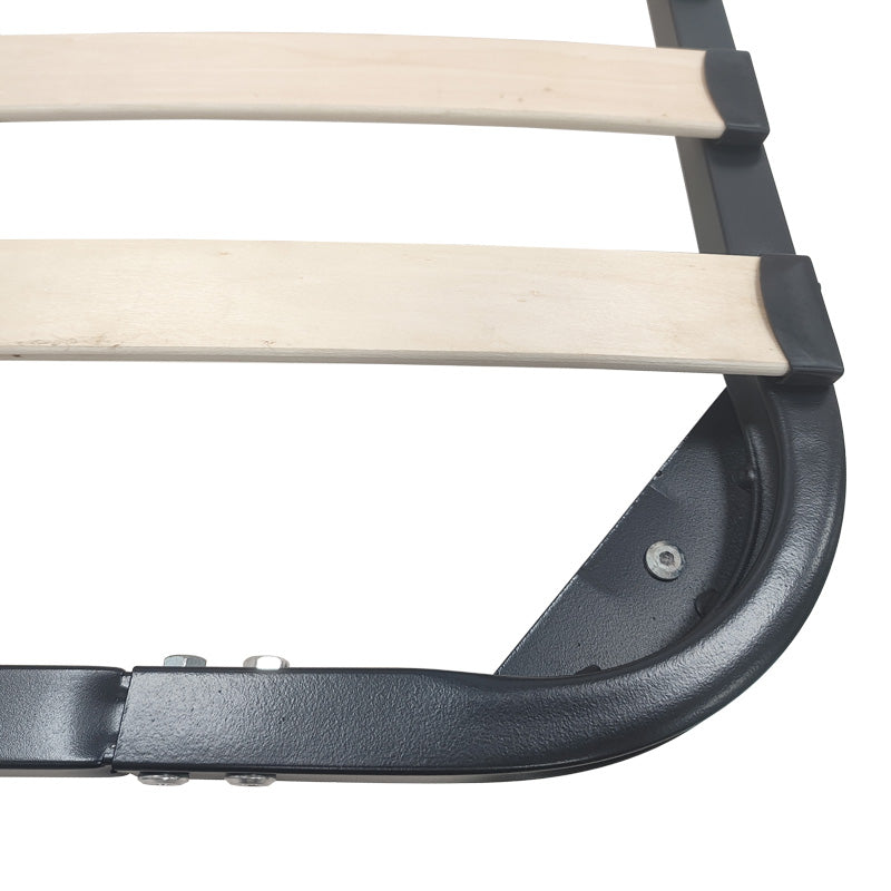 Σομιές Μεταλλικός Amaso σε Μαύρη Απόχρωση 90x190x28