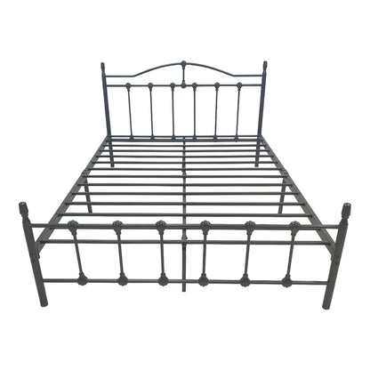 Κρεβάτι Wotso Μεταλλικό σε Μαύρη Απόχρωση 150x200εκ