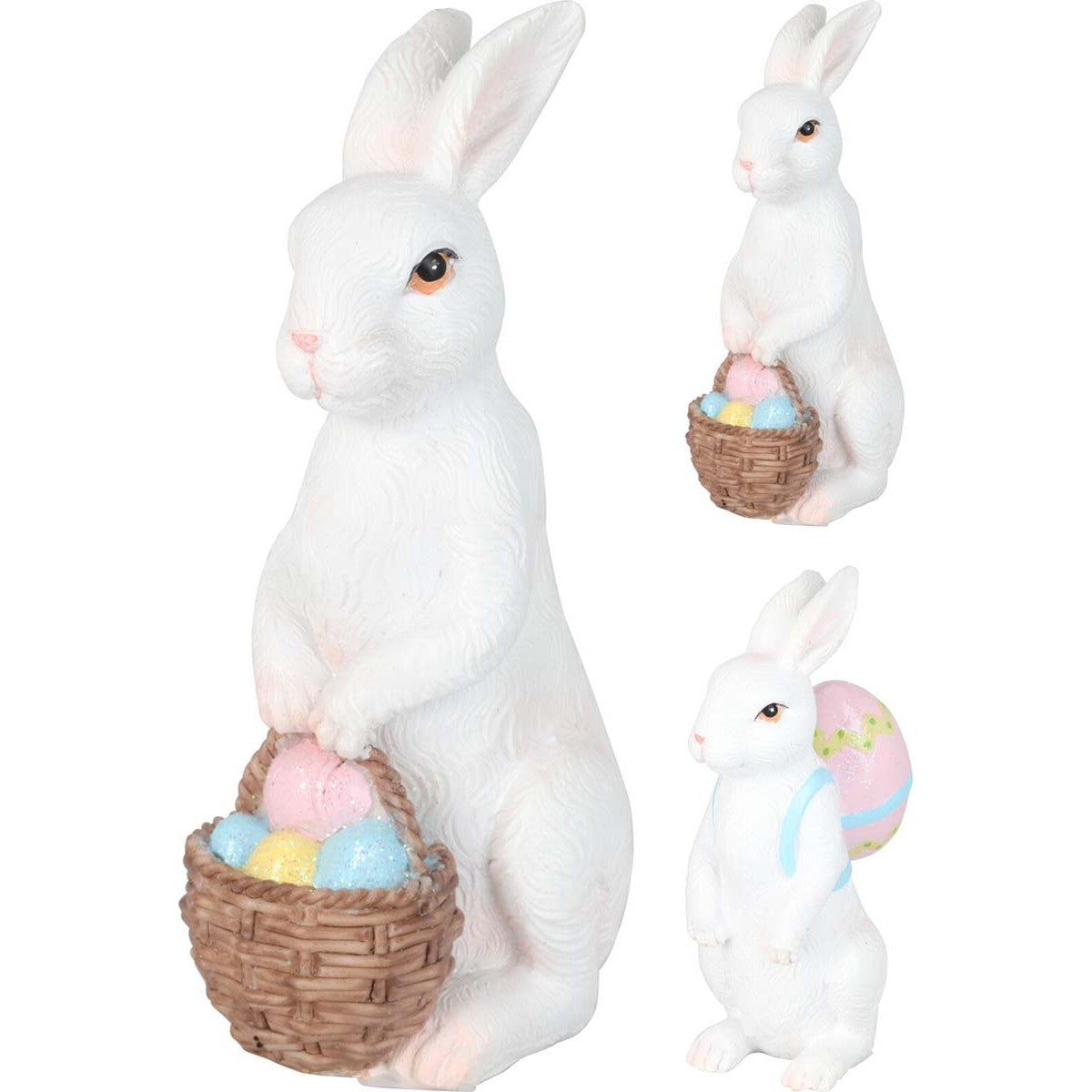 Λαγουδάκι με Αυγά Πολυρεζίν 10x17εκ 2 Σχδ