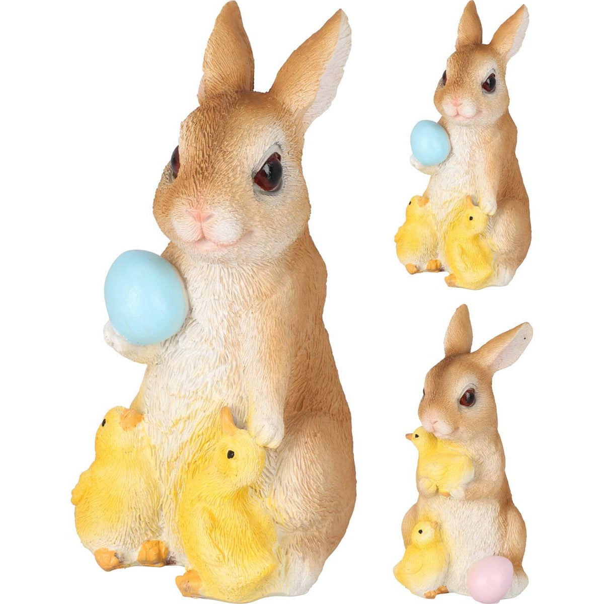 Λαγουδάκι με Παπάκια Πολυρεζίν 9x16.5εκ 2 Σχδ