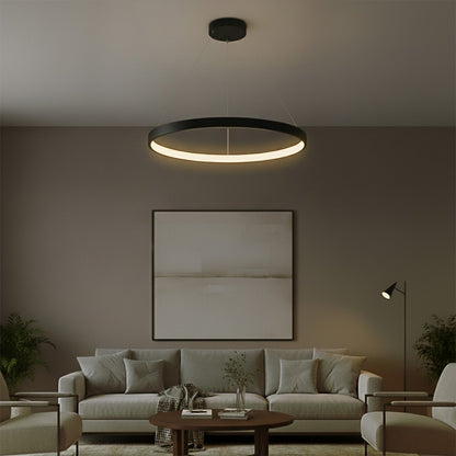 NEMESIS KLV-101-0211 Κρεμαστό Φωτιστικό Οροφής LED 67W 6700lm 180° AC 220-240V IP20 Ρυθμιζόμενο Λευκό CCT με Χειριστήριο από 2700K έως 6000K Dimmable - Lumileds SMD Chip - Μαύρο Ματ - Μ80 x Π80 x Υ4