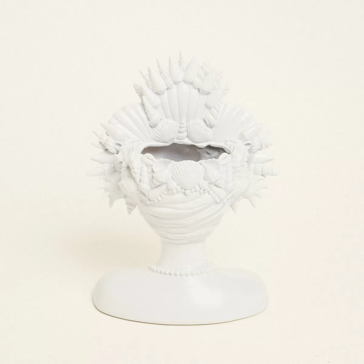 Βάζο Προτομή Λευκό 17x12x23