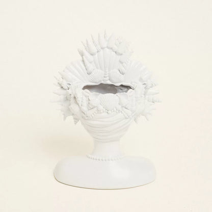 Βάζο Προτομή Λευκό 17x12x23