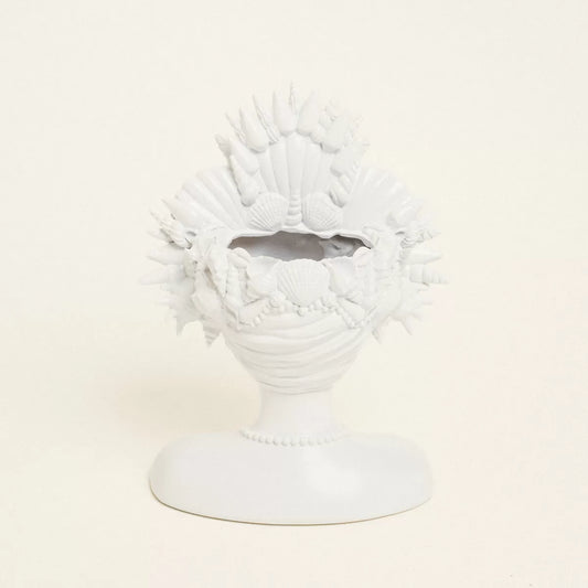 Βάζο Προτομή Λευκό 17x12x23