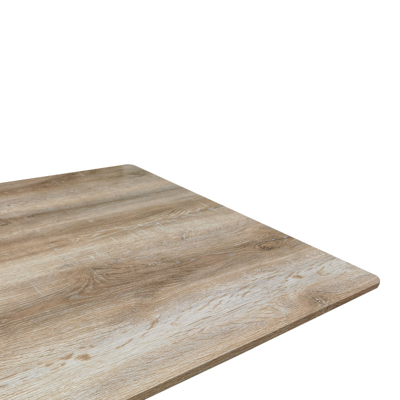 Τραπέζι Aragne Sonoma MDF με Μαύρα Μεταλλικά Πόδια 160x90x75