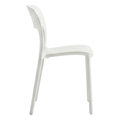 Chair Stackable Zanna PP White 40x53x78