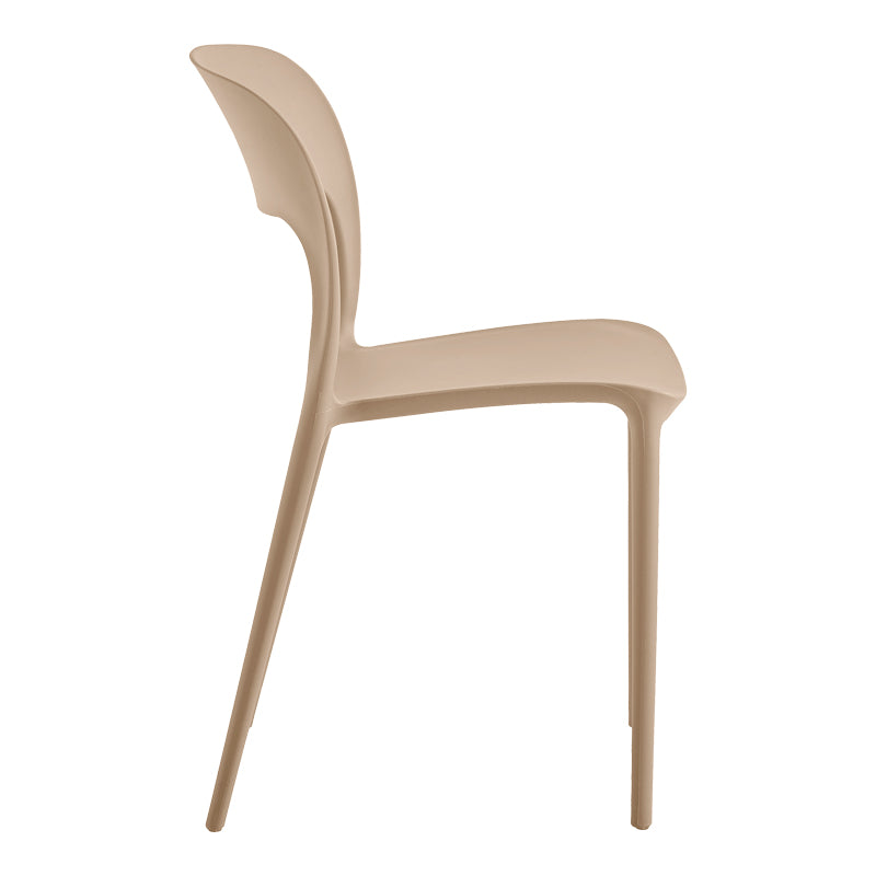 Stackable Chair Zanna PP Cappuccino 40x53x78