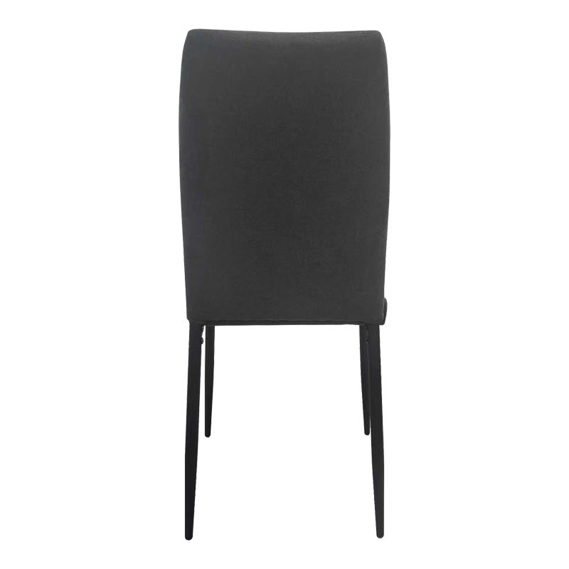 Chair Wedena Fabric Anthracite-Black Metal Legs 46x50x94