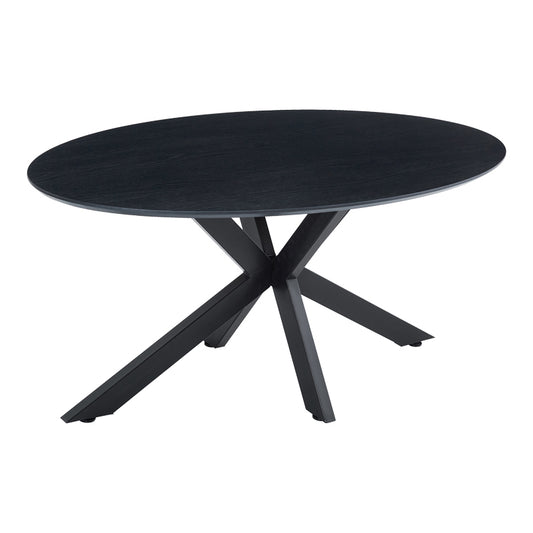 Τραπέζι Makrey Μαύρο MDF - Μεταλλικά Πόδια 160x90x75