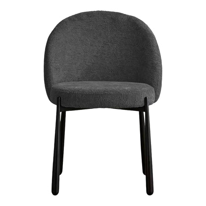 Chair Denna Fabric Anthracite-Black Metal Legs 52x60x85