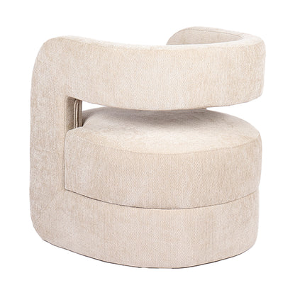 Armchair Coconda Beige Fabric 63x68x71