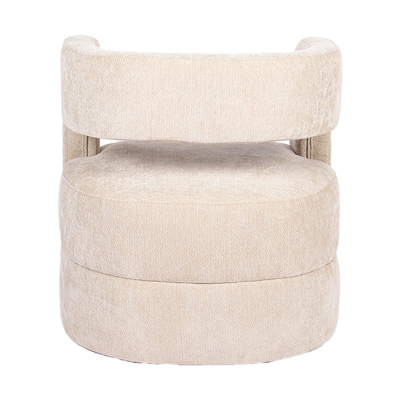 Armchair Coconda Beige Fabric 63x68x71