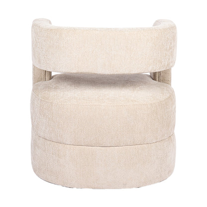 Armchair Coconda Beige Fabric 63x68x71
