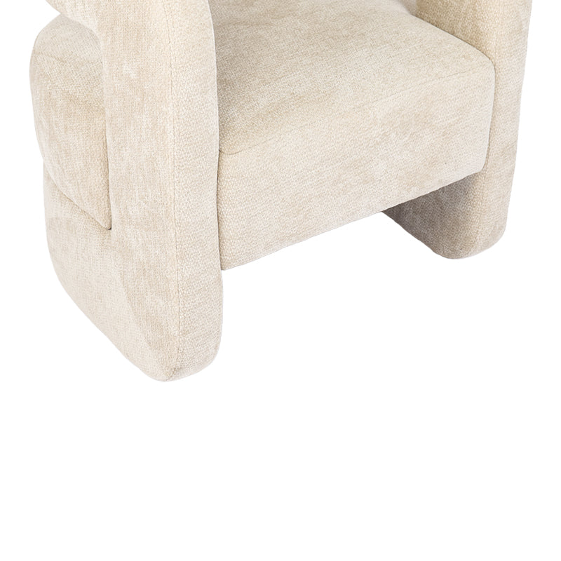 Armchair Coconda Beige Fabric 63x68x71