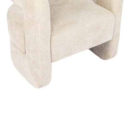 Armchair Coconda Beige Fabric 63x68x71