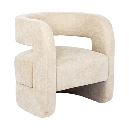 Armchair Coconda Beige Fabric 63x68x71