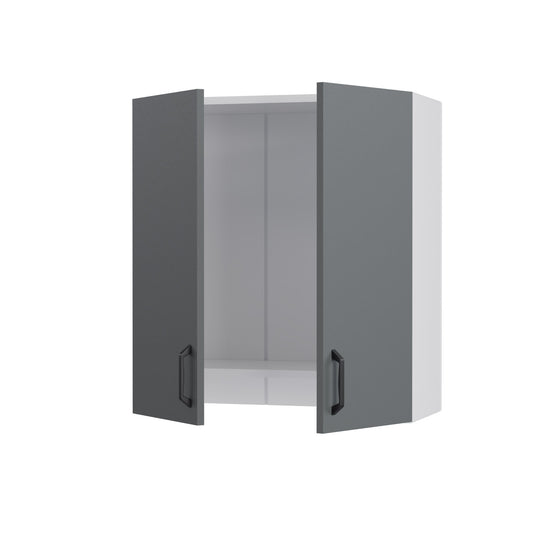 Modest Πάνω Ντουλάπι Απορροφητήρα Ανθρακί 60x30x68