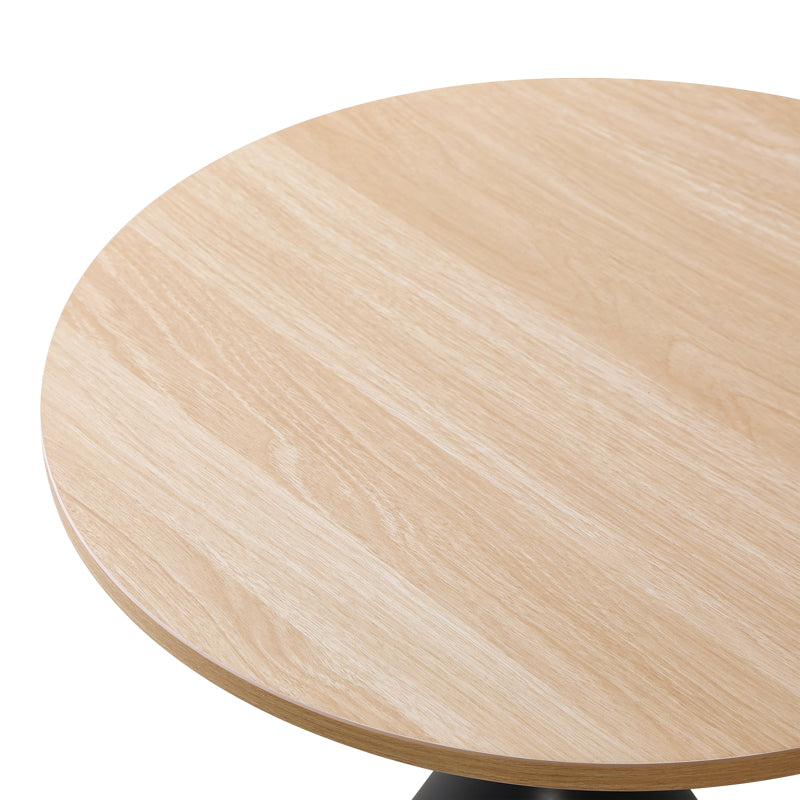 Hemena Coffee Table Set of 2 in Black-Natural Shade