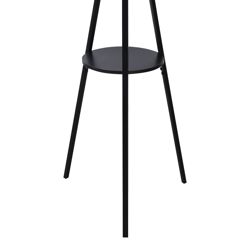 Καλόγερος Denner Μέταλλο σε Μαύρη Απόχρωση 48.5x48.5x180