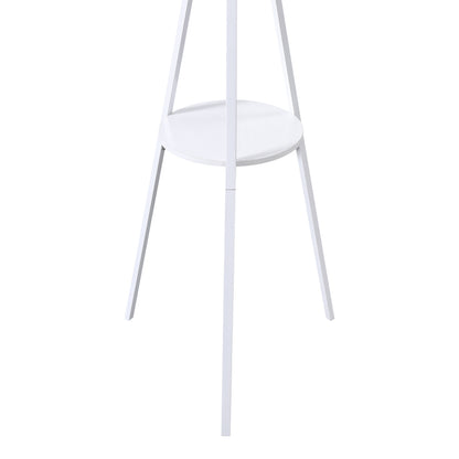 Καλόγερος Denner Μέταλλο σε Λευκή Απόχρωση 48.5x48.5x180