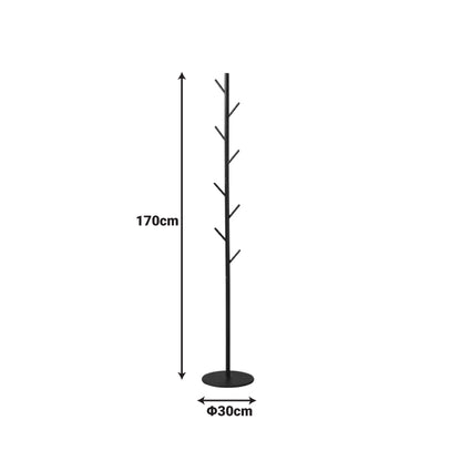 Καλόγερος Tebera Μέταλλο σε Μαύρη Απόχρωση Φ30x170