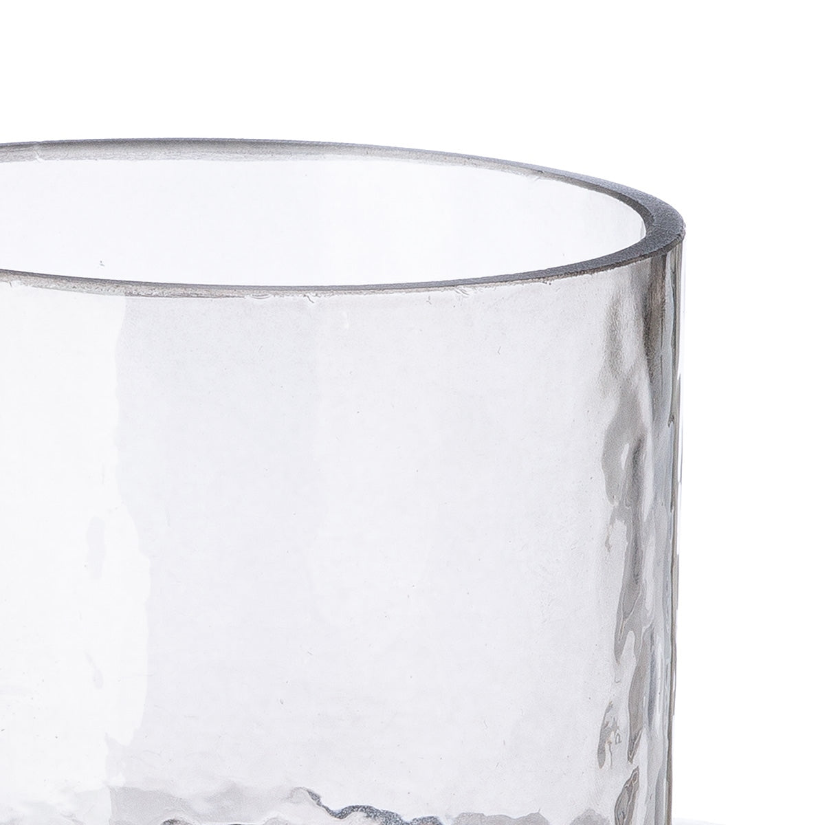 Βάζο "Levels" Γυάλινο Γκρι 13.5x11.5x28.5
