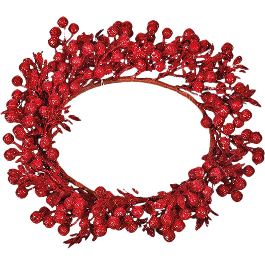 Στεφανάκι με Κόκκινα Μούρα 30εκ