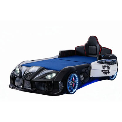 Παιδικό Κρεβάτι Police Racer LED 122x230x90