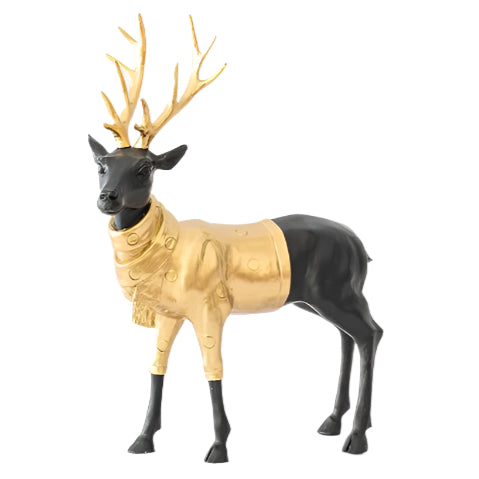 ΔΙΑΚΟΣΜΗΤΙΚΟΣ ΤΑΡΑΝΔΟΣ ΜΑΥΡΟΣ ΜΕ ΧΡΥΣΟ 31x13x40