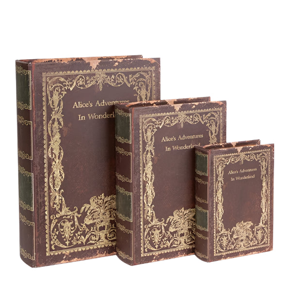 S/3 ΚΟΥΤΙΑ ΞΥΛΙΝΑ ΚΑΦΕ 32x23x7 25x18x6 18x13x4