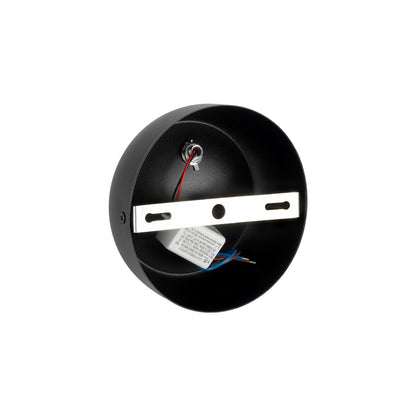 TSUKI 60675 Μοντέρνο Φωτιστικό Τοίχου - Απλίκα LED 5W 625lm 180° AC 220-240V Αδιάβροχο IP65 Θερμό Λευκό 2700K - Bridgelux COB Chip & TÜV SÜD Driver - Μαύρο Ματ - Μ14 x Π8.5 x Υ14