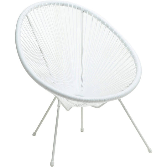 Πολυθρόνα Acapulco Λευκό 73x73x85