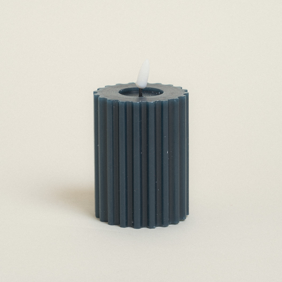 LED Κερί 8x8x12 Πετρόλ