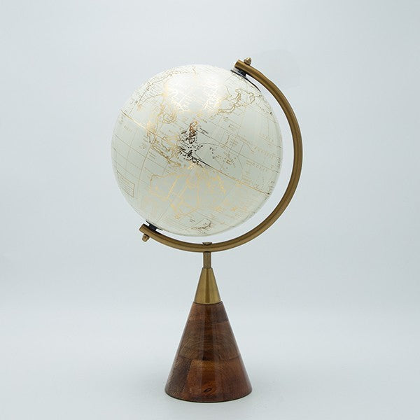 ΥΔΡΟΓΕΙΟΣ ΜΕΤΑΛΛΙΚΗ ΛΕΥΚΗ - ΧΡΥΣΗ ΑΝΤΙΚΕ 24εκ