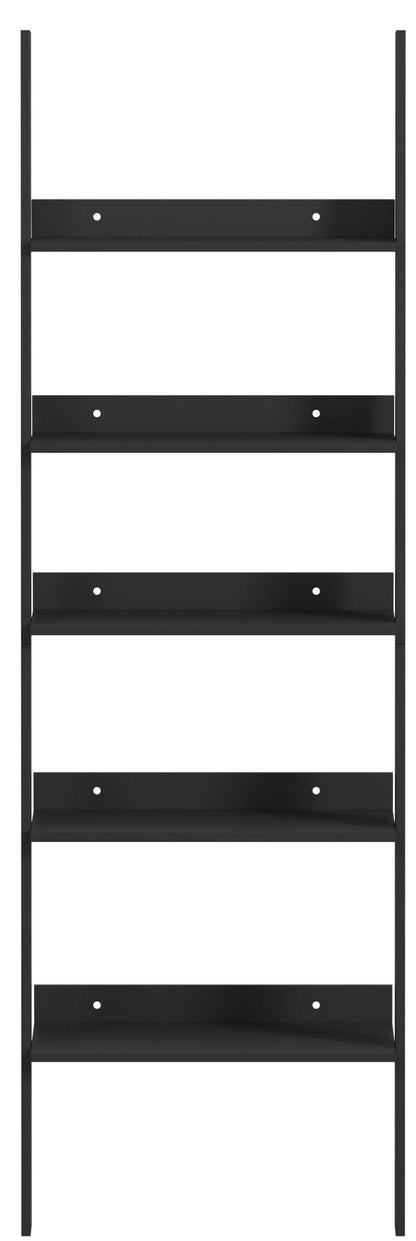 Βιβλιοθήκη Gambi Μαύρο 61x32.5x189