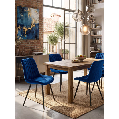 Toronto Chair Blue 56x43x88