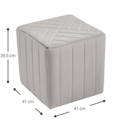 Stool Zekvir Grey 41x41x39.5
