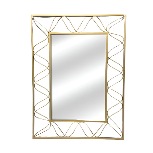 ΚΑΘΡΕΦΤΗΣ ΜΕΤΑΛΛΙΚΟΣ ΚΟΡΝΙΖΑ ΧΡΥΣΗ 80x60x1.5