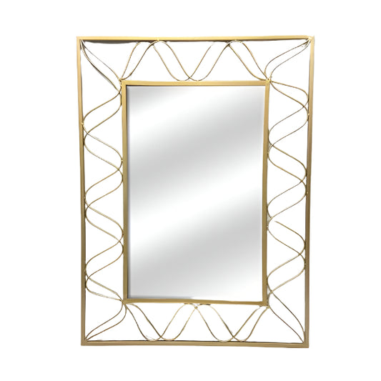 ΚΑΘΡΕΦΤΗΣ ΜΕΤΑΛΛΙΚΟΣ ΚΟΡΝΙΖΑ ΧΡΥΣΗ 80x60x1.5